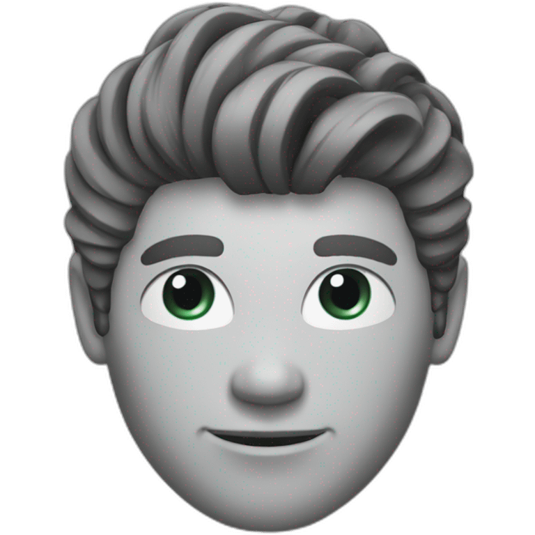 men's hairstyle hair emoji