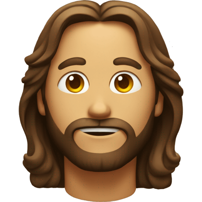 Jesus emoji of the face with Gesturing ok emoji