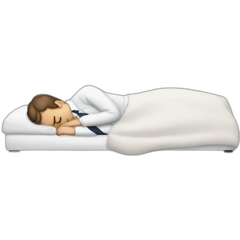 Macron sleeping emoji