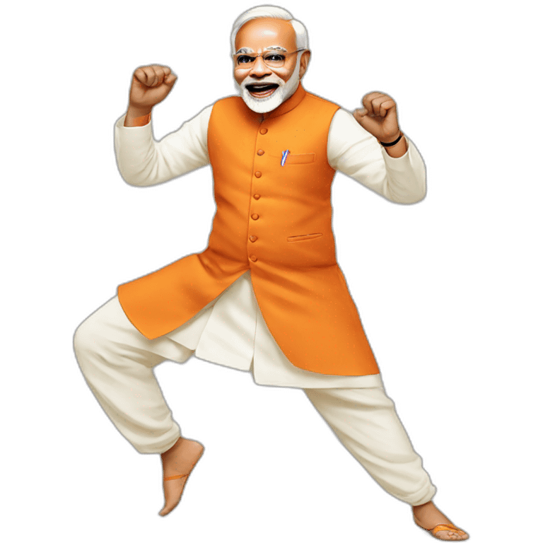 Modi dancing emoji