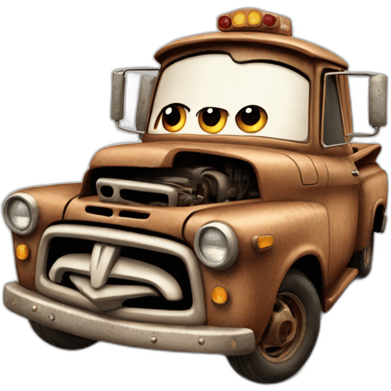 mater from cars movie emoji