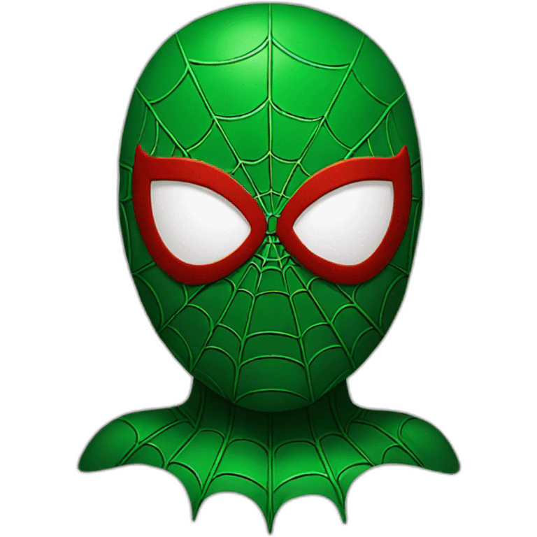 Green Spiderman emoji