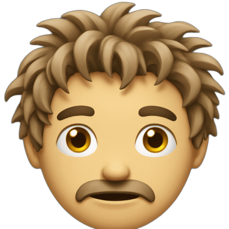 frazzled man emoji