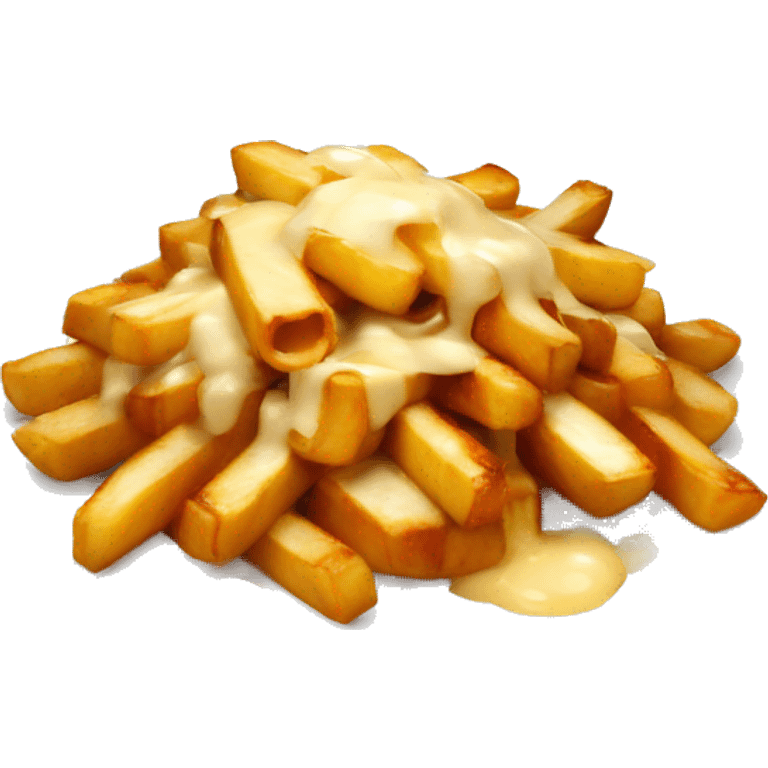 Poutine qui mange de la poutine emoji