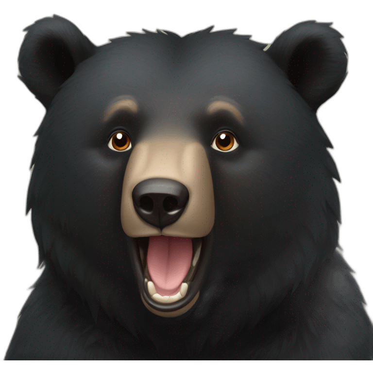 Black bear  emoji