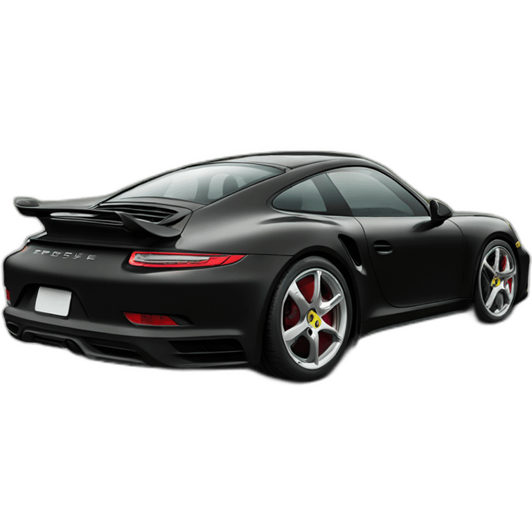 porshe car black emoji