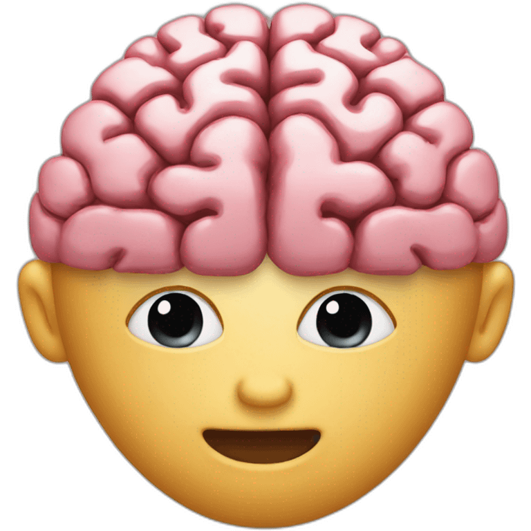 meating in the brain emoji