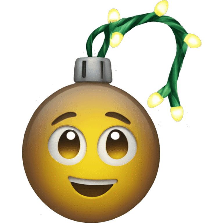 Christmas lights emoji