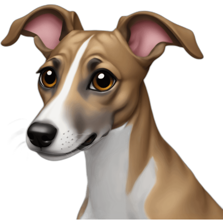 brindle fawn whippet emoji