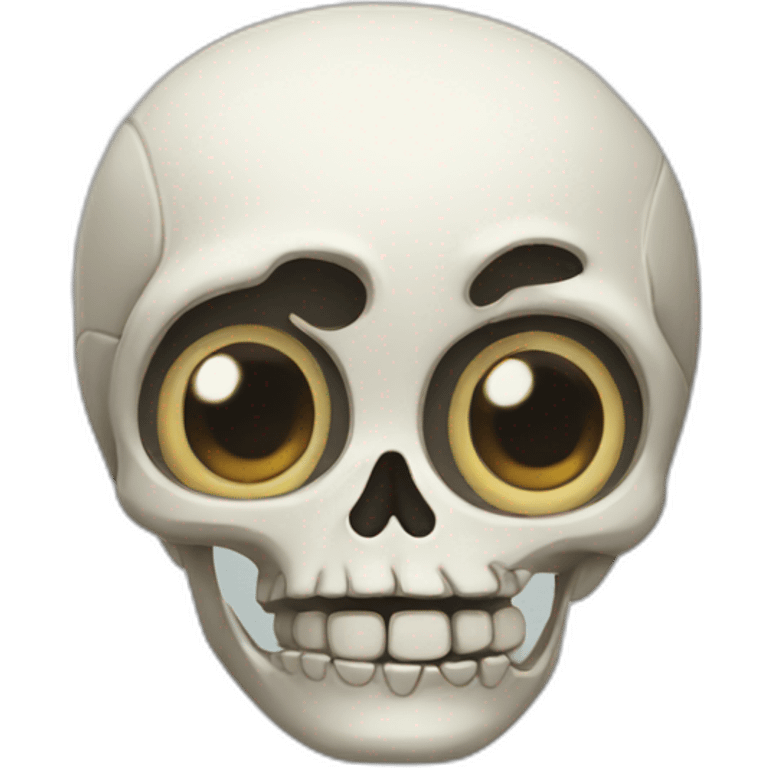 cute skeleton character emoji