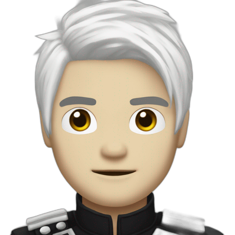 Gerard Way, short white hair, welcome to the black parade emoji