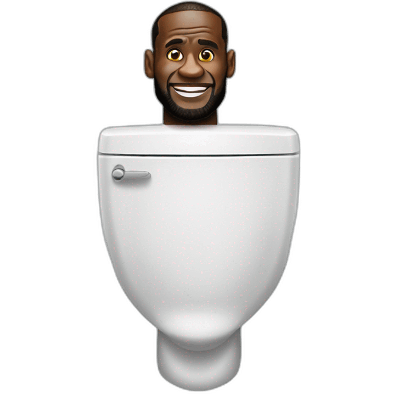 Lebron James avec un papier de toilettes  emoji