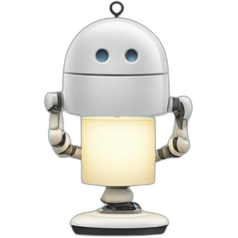 robot lamp emoji