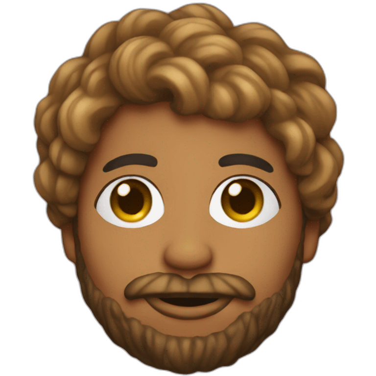 Beyoncé with a beard emoji