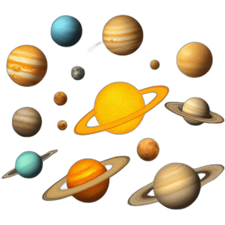 Solar System emoji