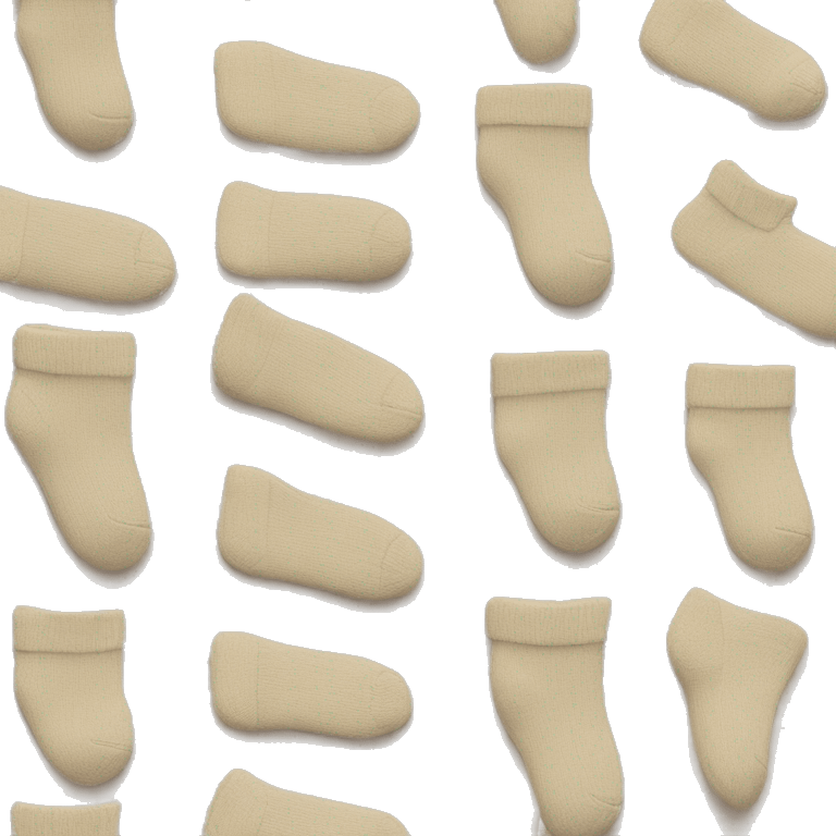 Beige home socks emoji