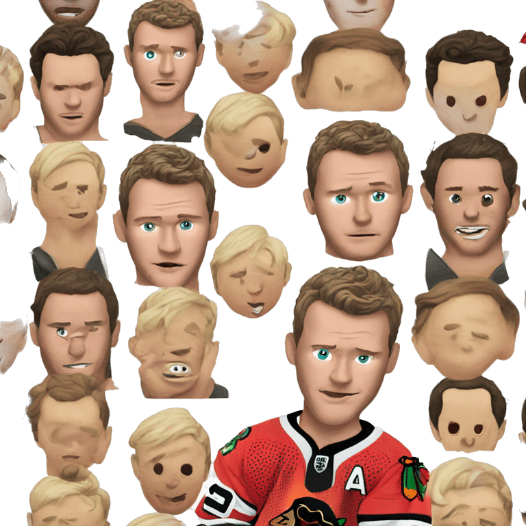 Jonathan Toews shirt unbuttoned emoji