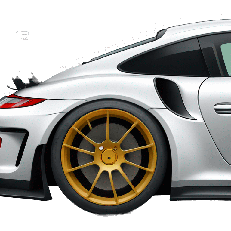 A Porsche GT3 RS with a widebody kit emoji