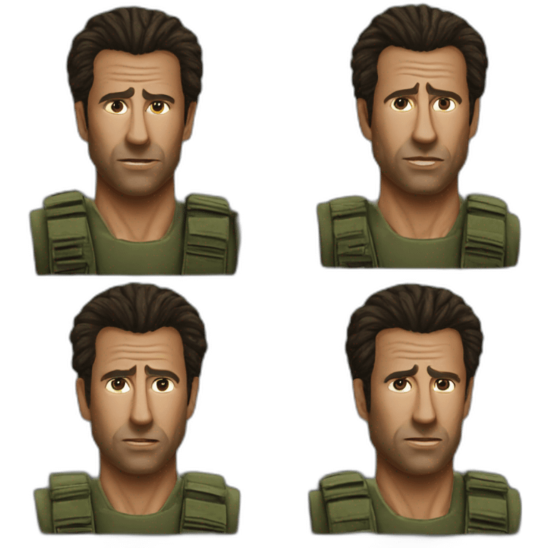 kirk lazarus tropic thunder emoji