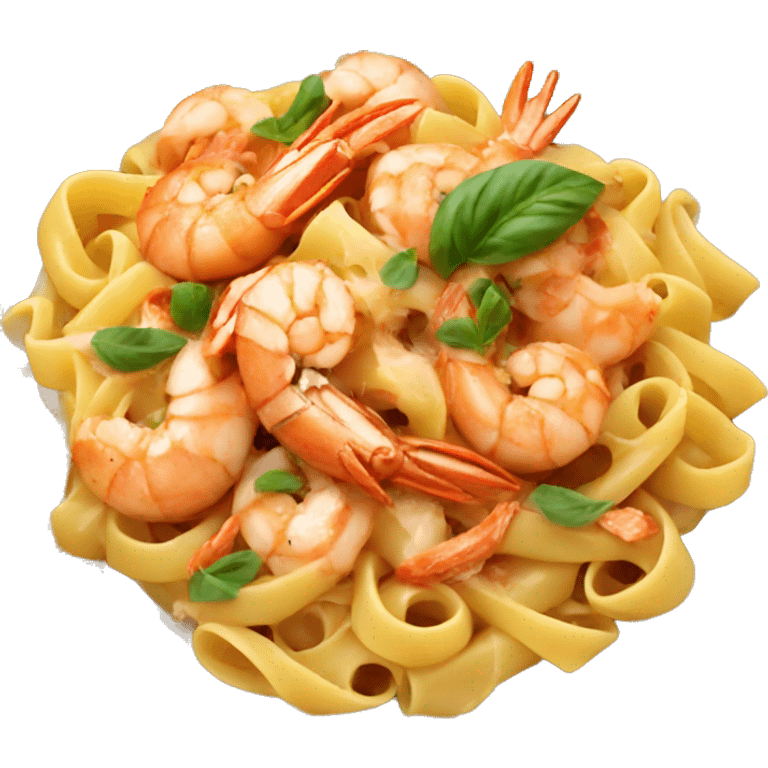 Spicy Seafood pasta  emoji