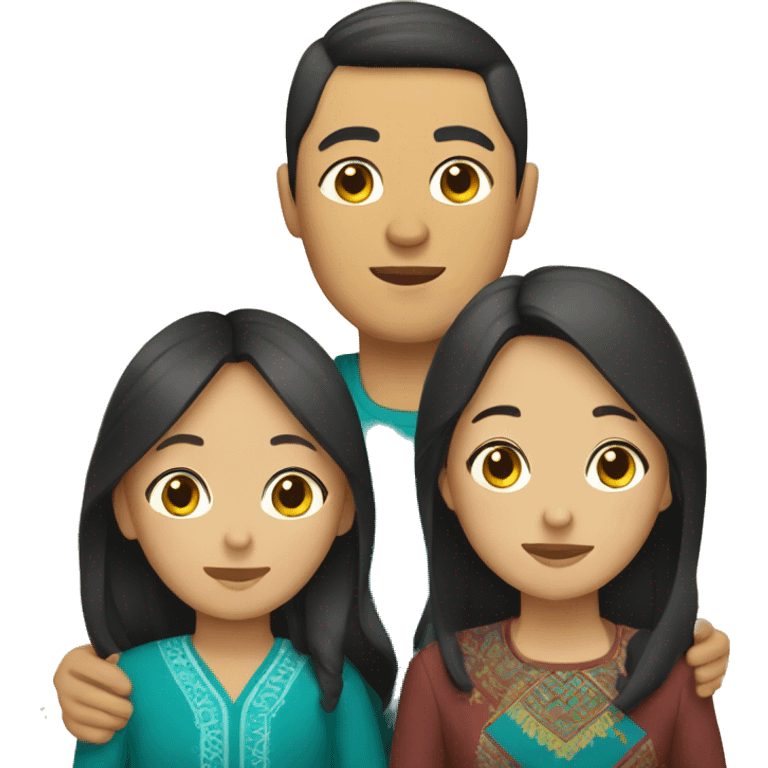 Kazakh family emoji