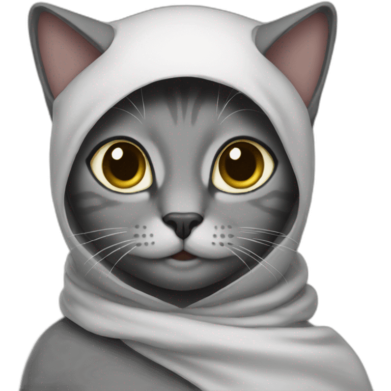 Cat-in-hijab emoji