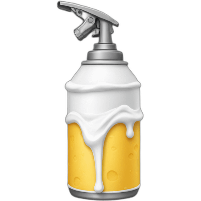 Whipped creap spray can emoji