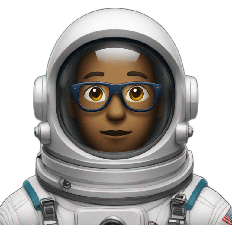 astronaut with glasses emoji