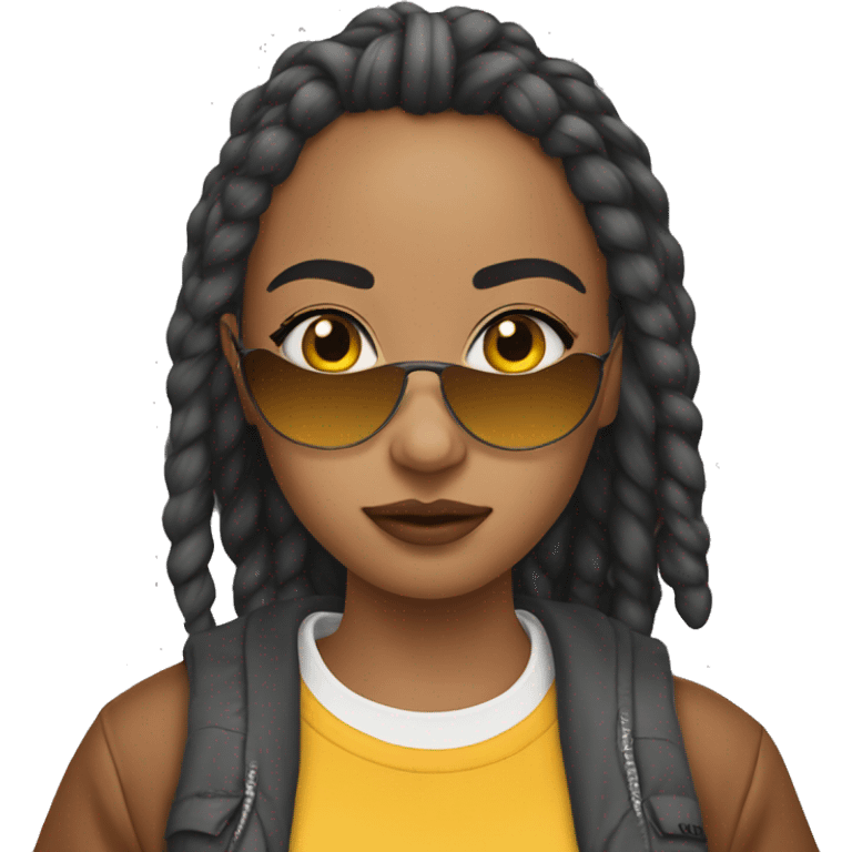 girl in streetwear emoji