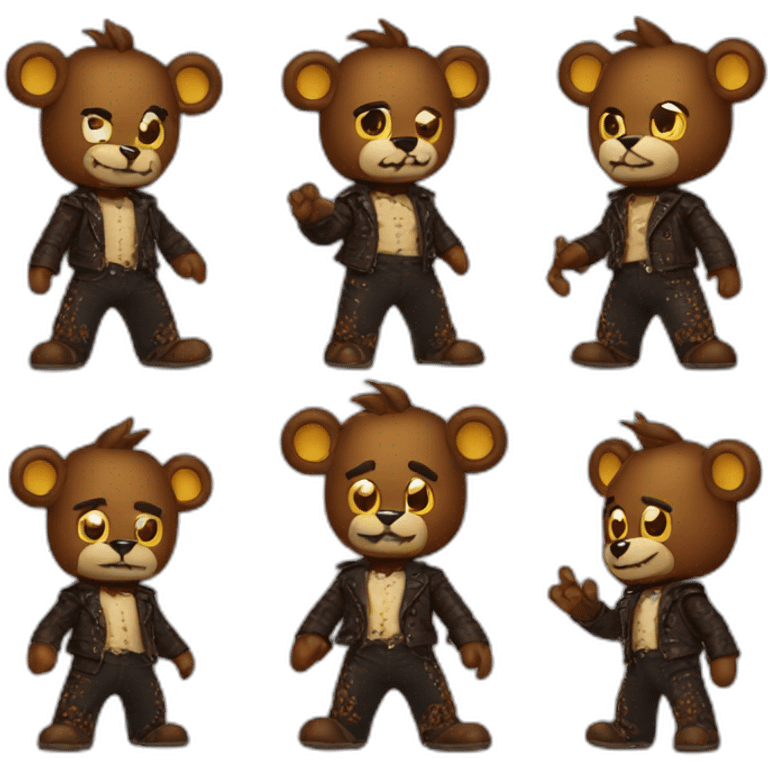 Glamrock Freddy Fazbear emoji