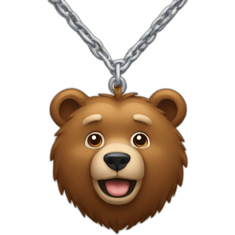 bear chain emoji