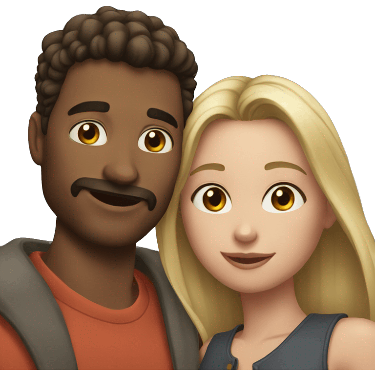 Man with gf emoji