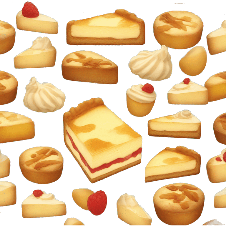 pastry with cheesecake  emoji