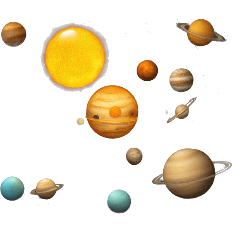 Solar system emoji