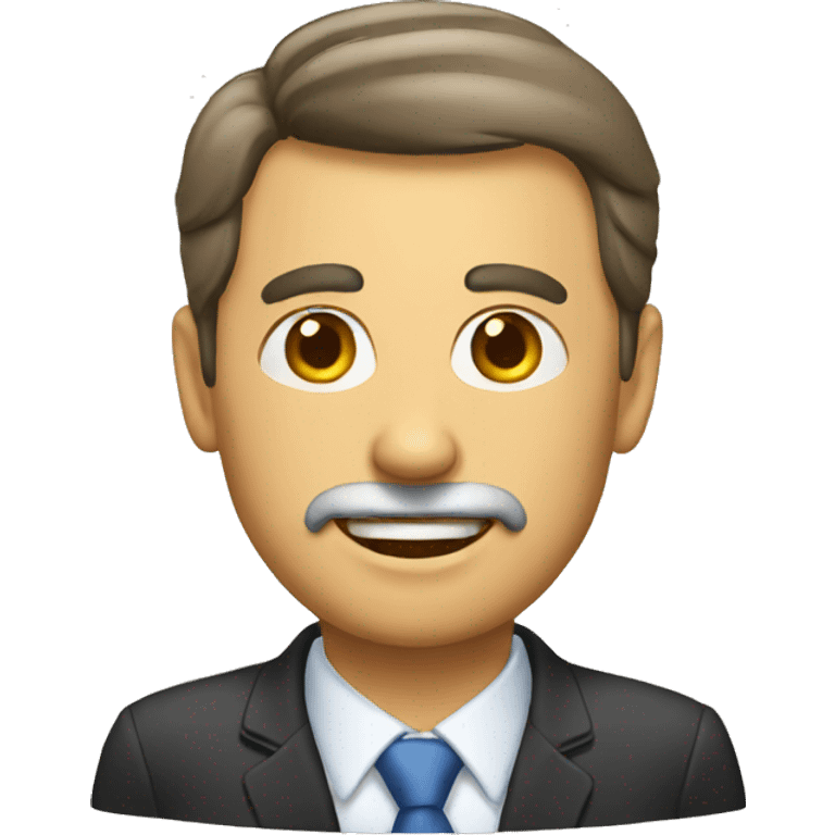 boss with employees  emoji