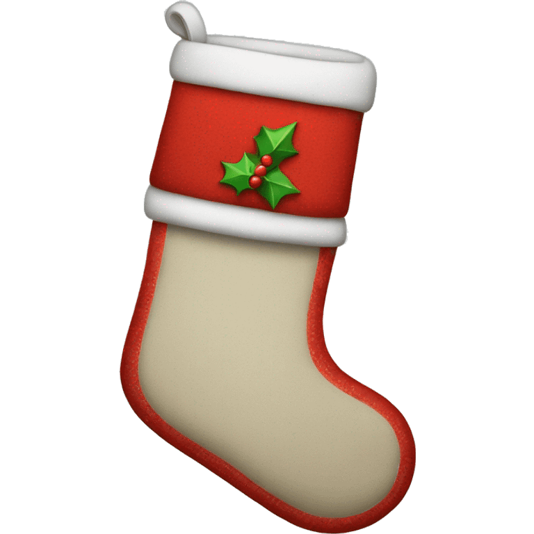 Christmas stocking emoji