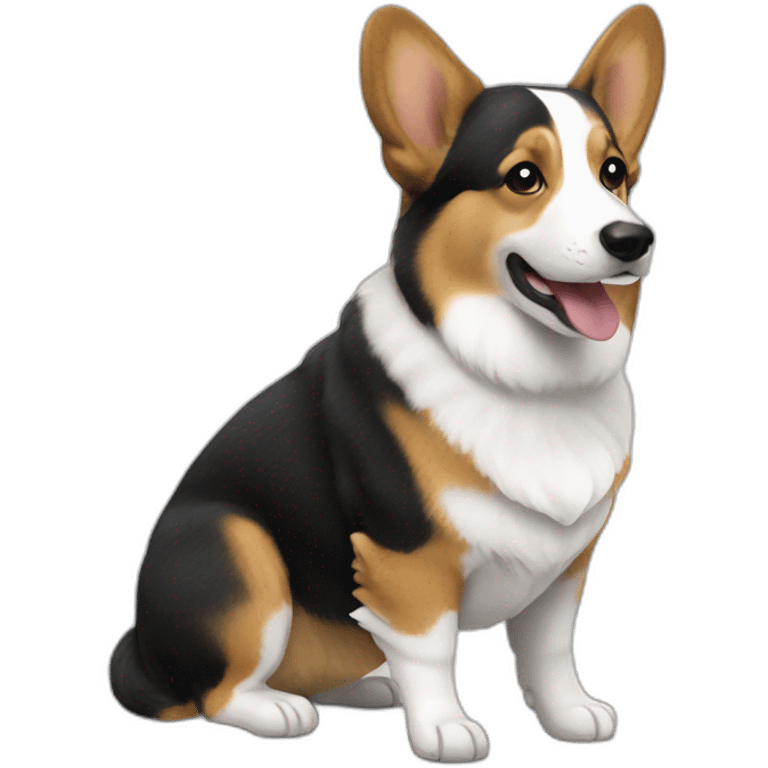 Welsh Corgi cardigan emoji