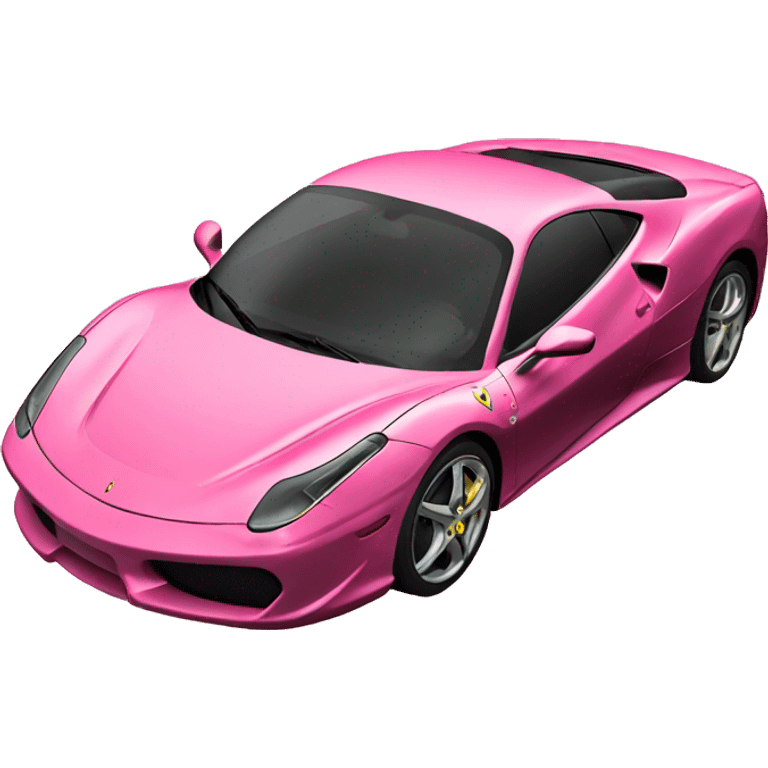 Ferrari rosa emoji