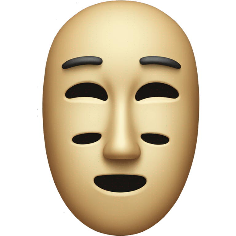 happy and sad mask emoji