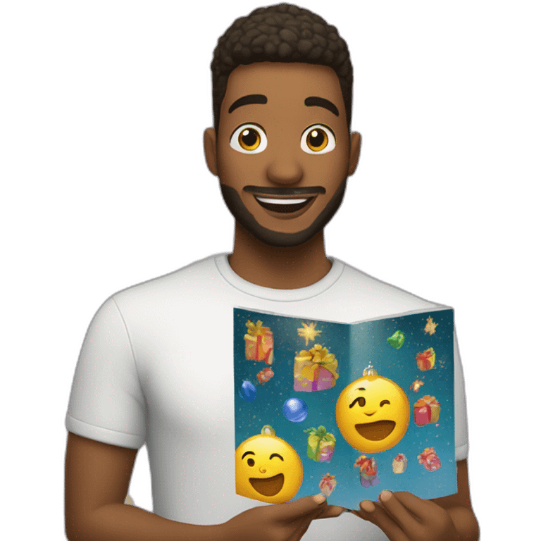 Person opens advent Calendar emoji