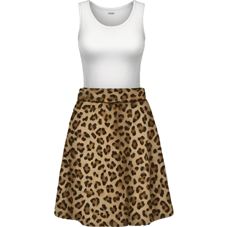 leopard skirt emoji