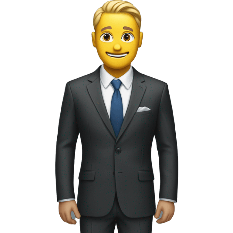 Infinity icon in suit  emoji