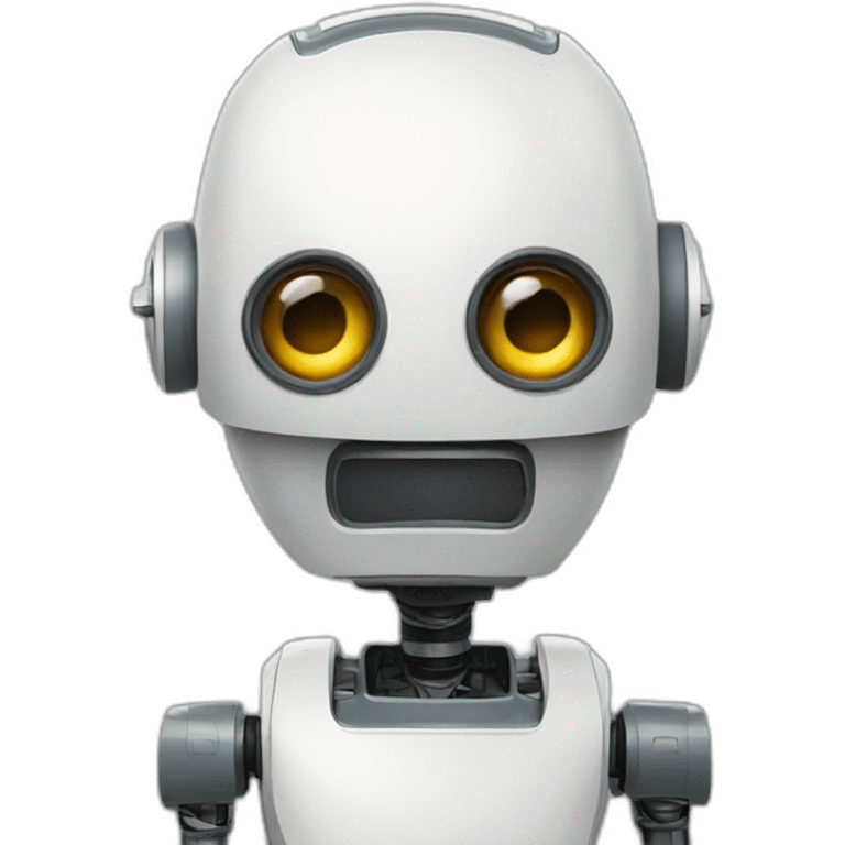 robot with head computer emoji