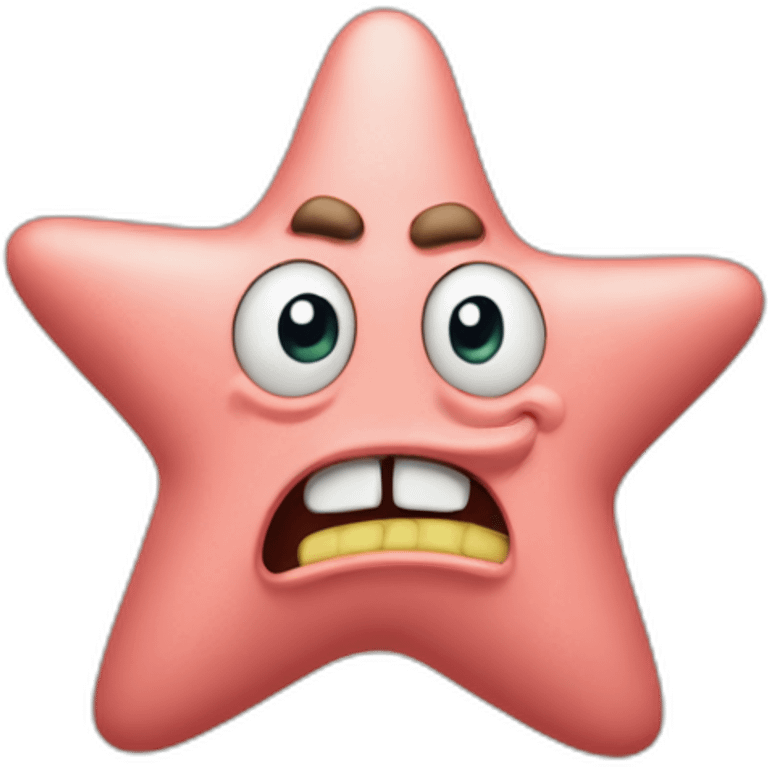 patrick star angry emoji