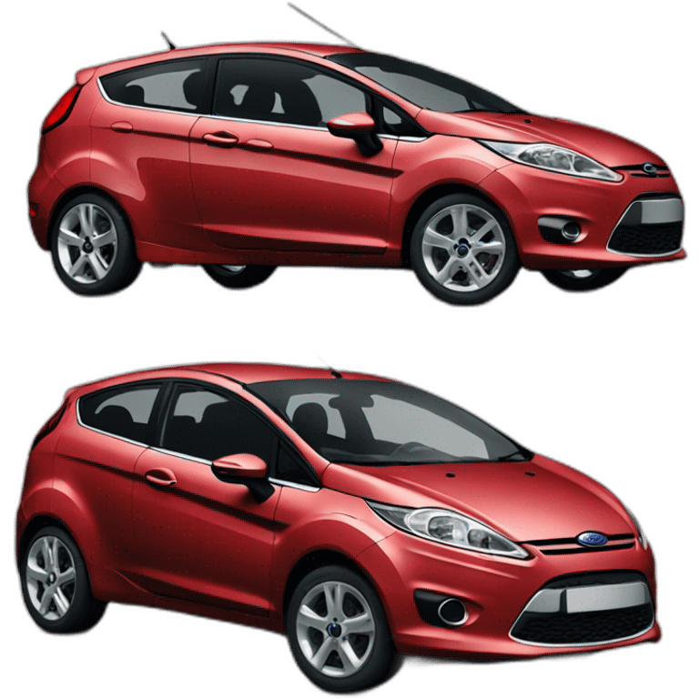 Ford fiesta 2010 red emoji