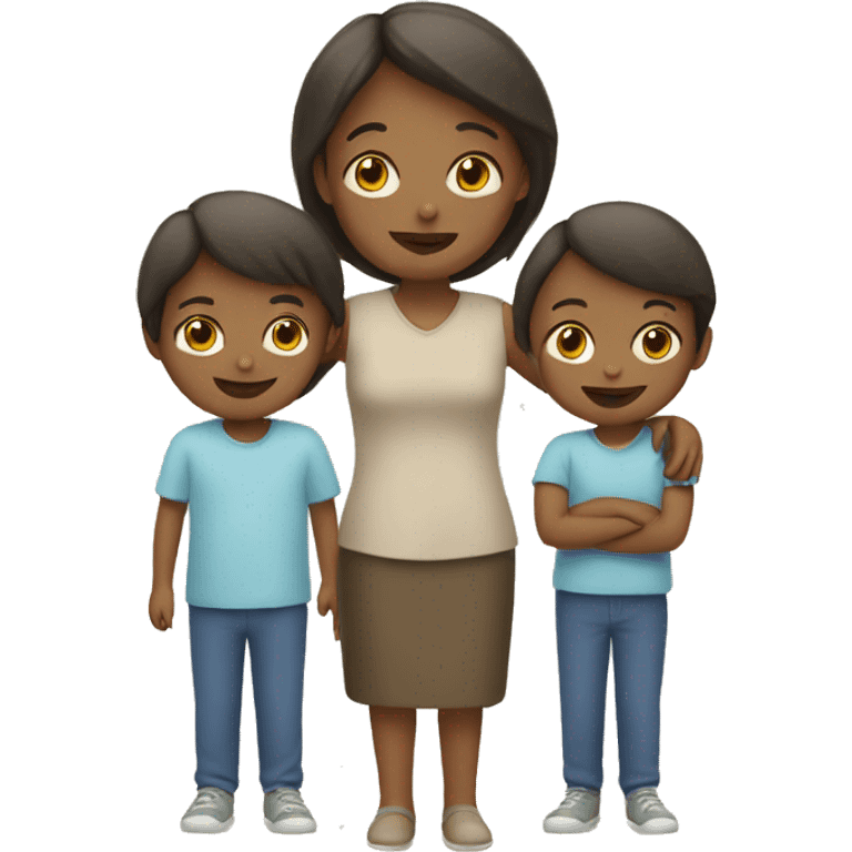 woman with 2 children emoji