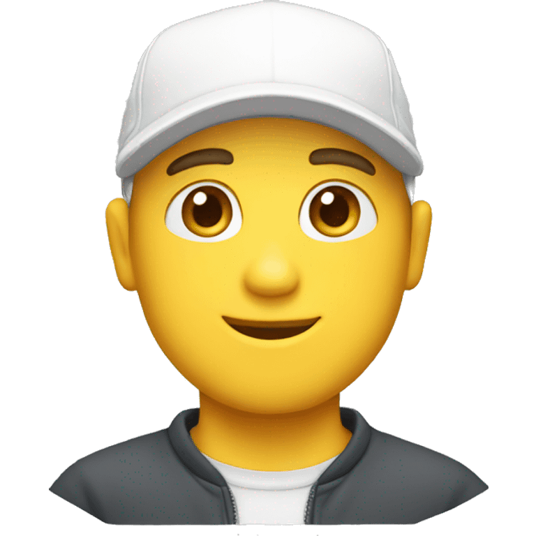 White cap guy emoji