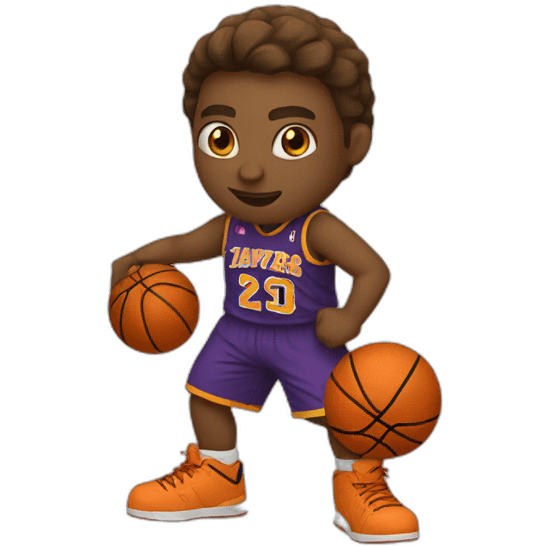 Cool basketball emoji