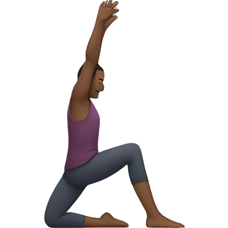 person stretching emoji