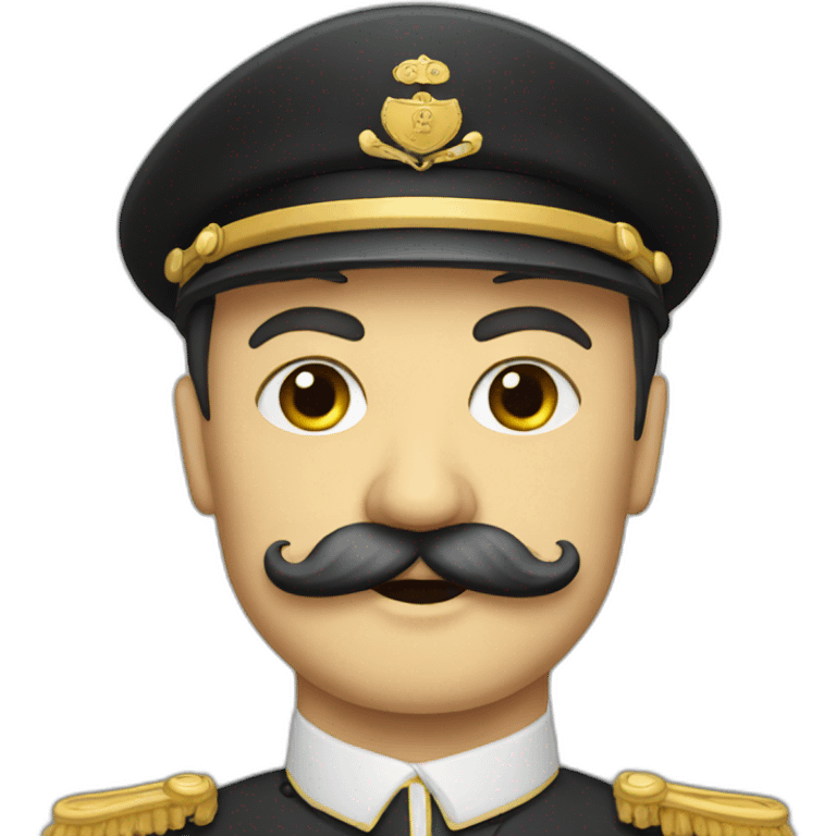 German autocrat with moustache emoji